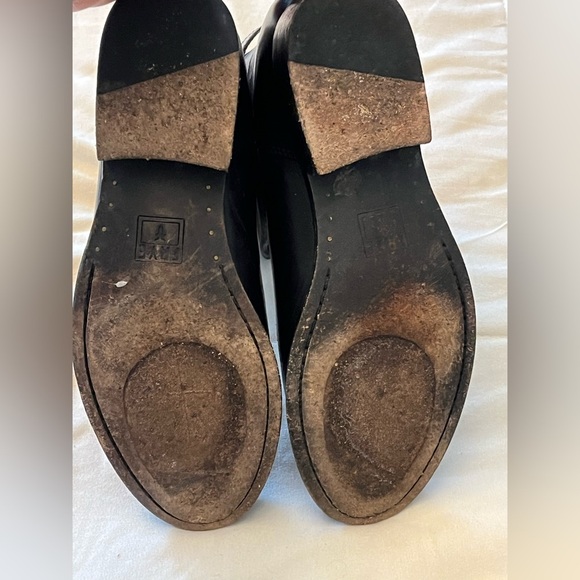 Frye Black Leather Combat Boots - Picture 6 of 14